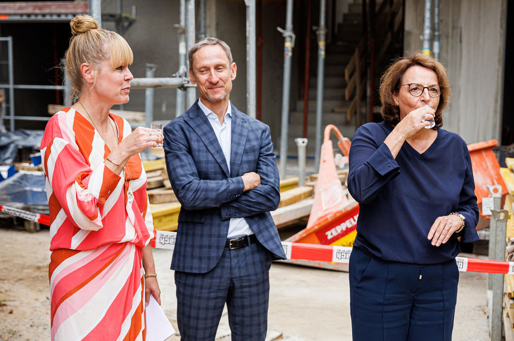 Richtfest Helenen-Quartier Bebelallee 28